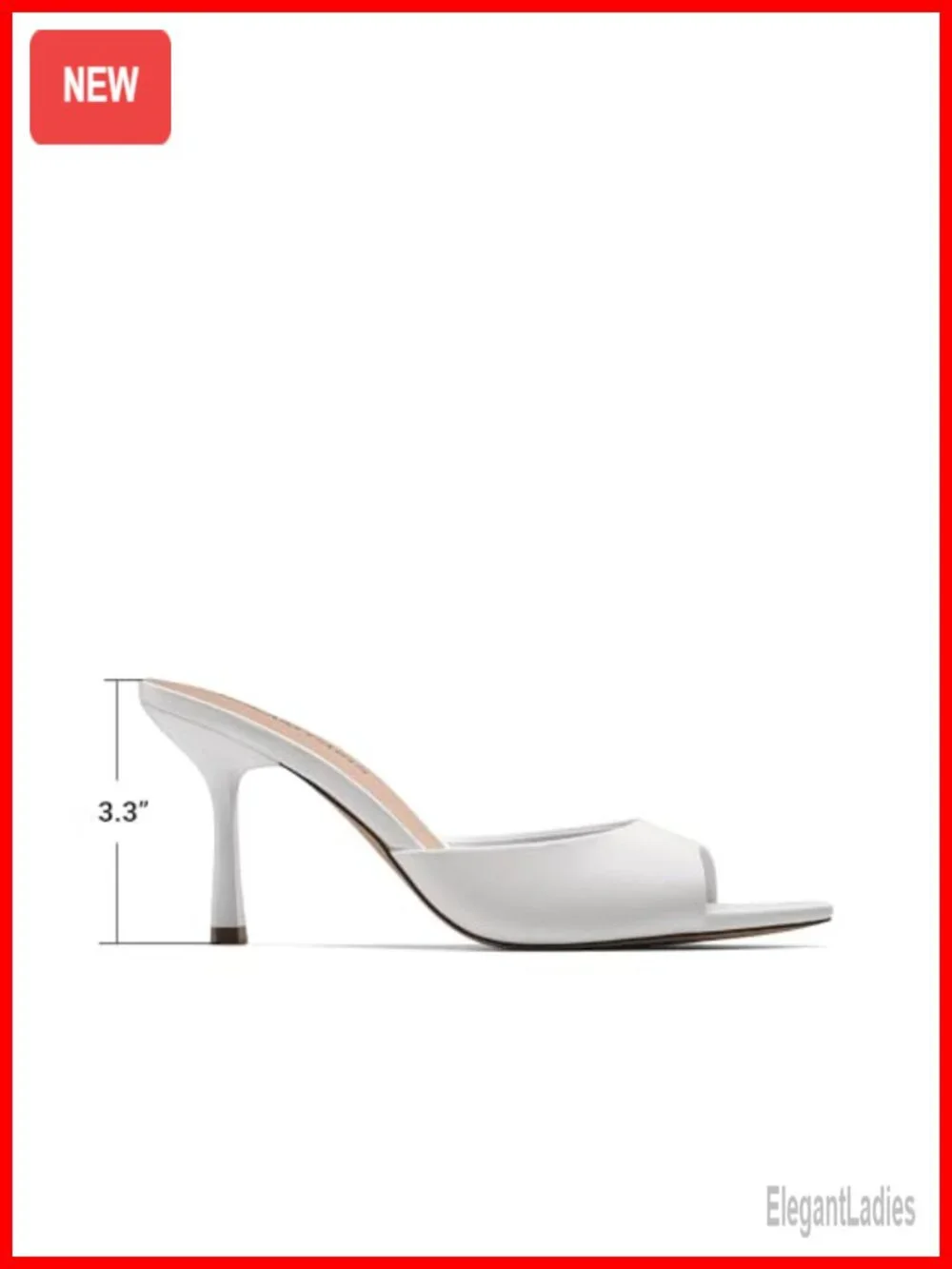 Pointed Toe Peep Toe Kitten Heel Mules Sandals Slip On Dressy Comfortable Foam